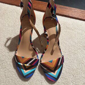 INC Lexini Women's Multicolor Sandals - Size 8